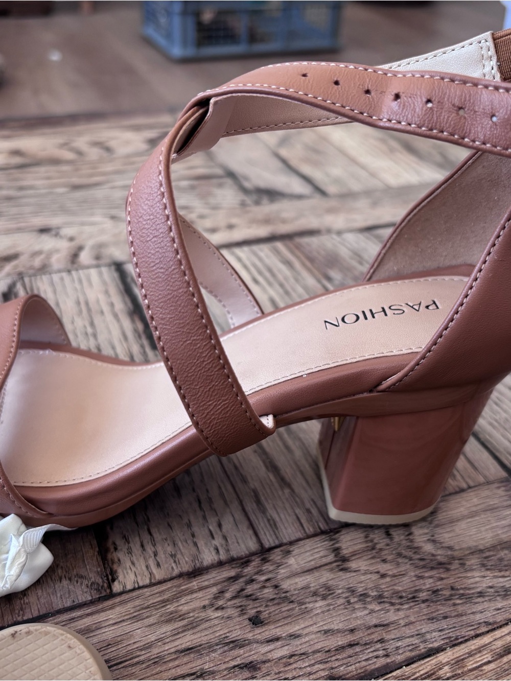 Women's Strappy Block Heel Sandals - Mauve Brown Pashion Footwear 3 styles - Picture 2 of 6